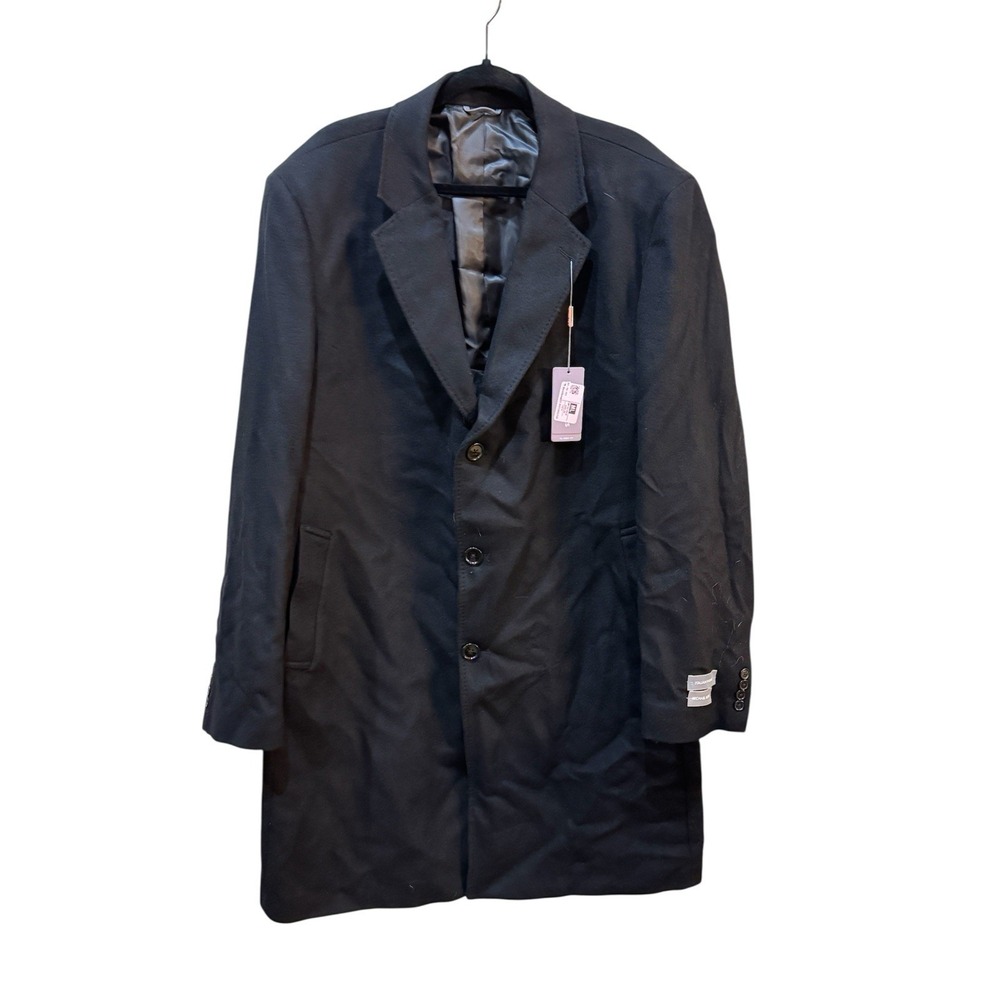 NWT‎ Michael Kors Men's Wool/ Cashmere Blend Lined Coat Size 48L